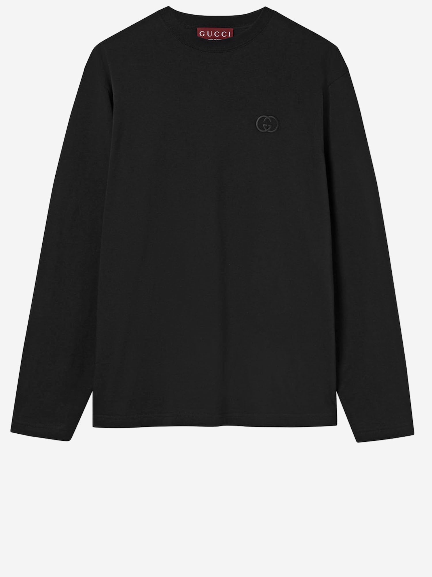 T-SHIRT A MANICHE LUNGHE IN COTONE 815127 XJHKE1043 GUCCI 