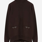 MAGLIONE A COLLO ALTO IN LANA E CASHMERE 828685 XKEVK2344 GUCCI 