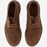 Stivaletti in pelle con dettaglio Web 831283 AAEYC2842 GUCCI 