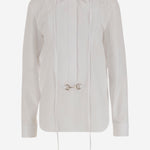 CAMICIA IN POPELINE DI COTONE CON MORSETTO 831912 Z8B2P9000 GUCCI 