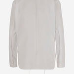 CAMICIA IN POPELINE DI COTONE CON MORSETTO 831912 Z8B2P9000 GUCCI 