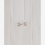 CAMICIA IN POPELINE DI COTONE CON MORSETTO 831912 Z8B2P9000 GUCCI 