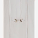 CAMICIA IN POPELINE DI COTONE CON MORSETTO 831912 Z8B2P9000 GUCCI 