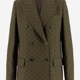GIACCA DOPPIOPETTO IN TESSUTO GG 831993 Z7AH83602 GUCCI 