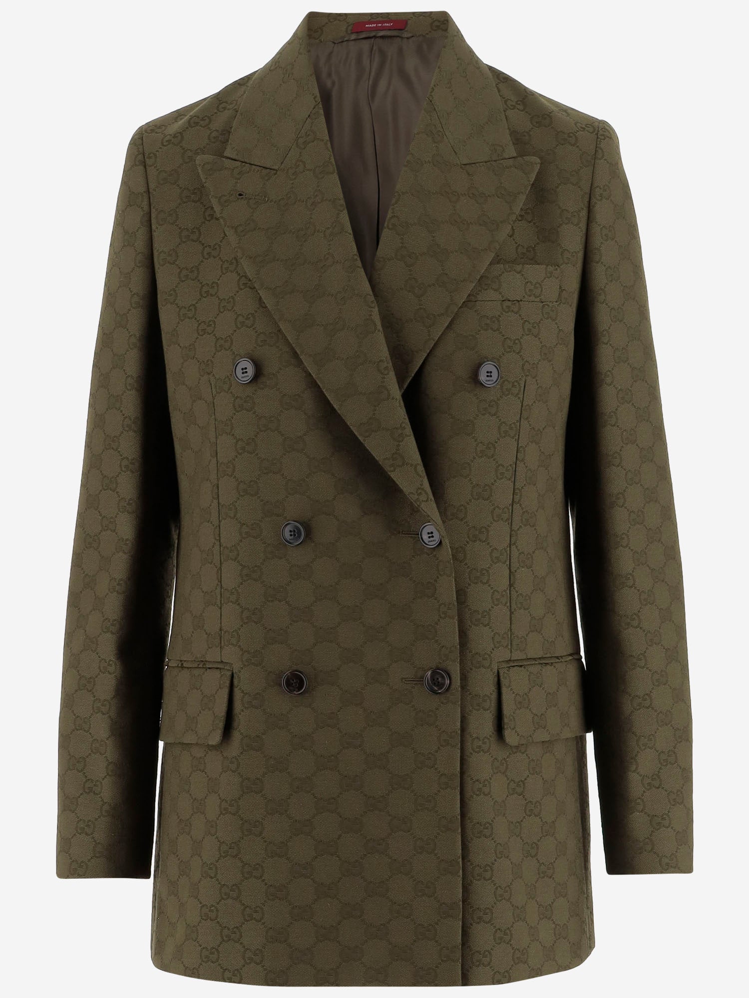 GIACCA DOPPIOPETTO IN TESSUTO GG 831993 Z7AH83602 GUCCI 