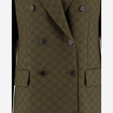 GIACCA DOPPIOPETTO IN TESSUTO GG 831993 Z7AH83602 GUCCI 