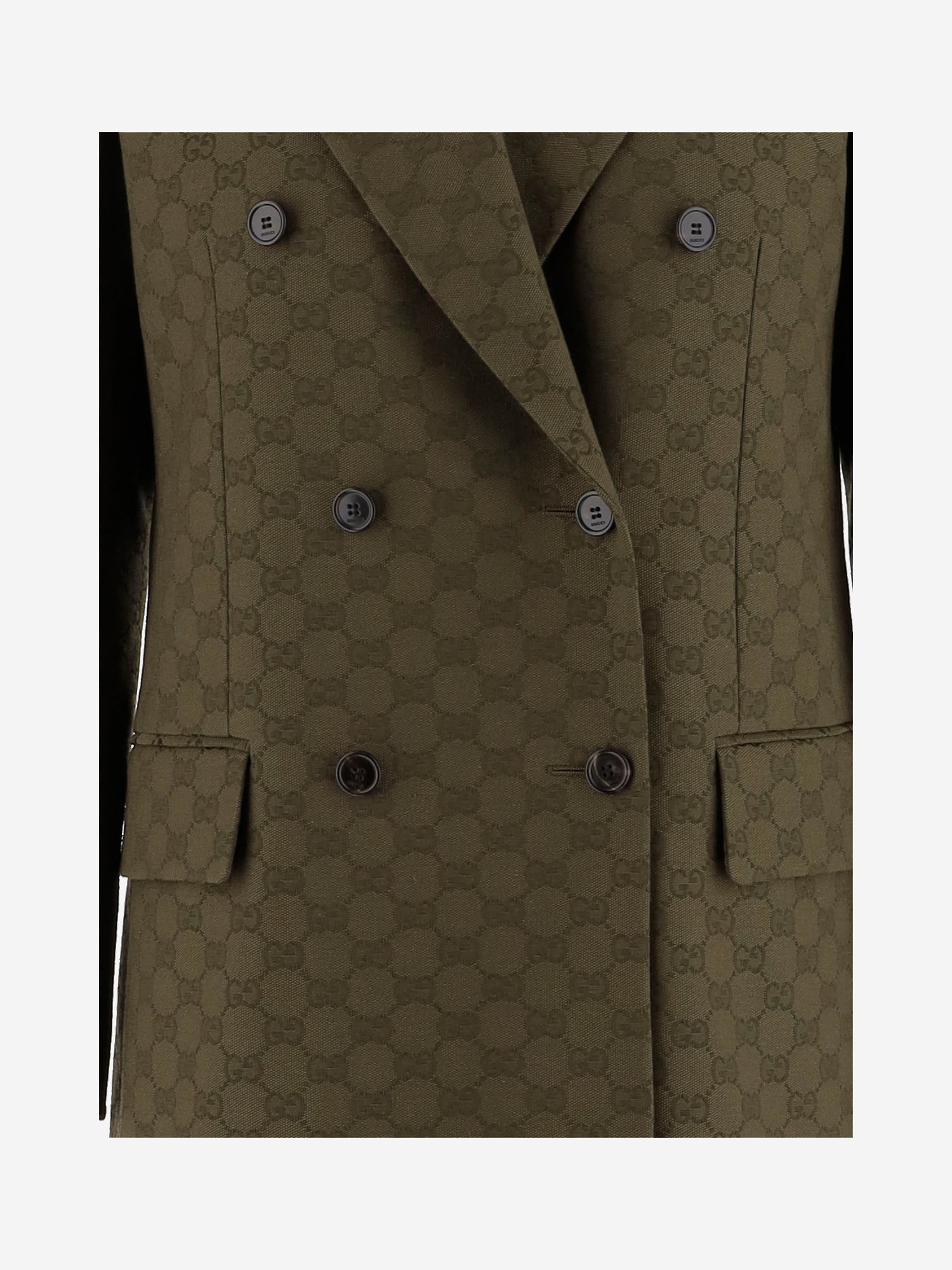 GIACCA DOPPIOPETTO IN TESSUTO GG 831993 Z7AH83602 GUCCI 