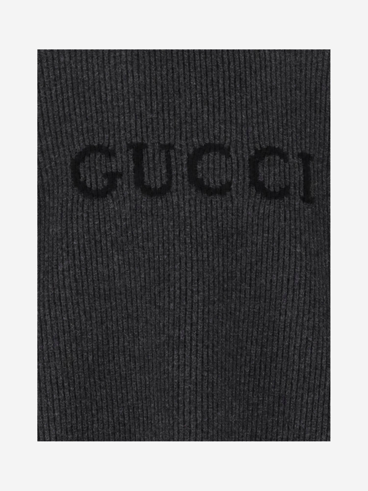 MAGLIONE IN LANA E CASHMERE CON LOGO 833499 XKEYJ1043 GUCCI 