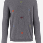 Maglione in jacquard di lana GG 833668 XKEYH1015 GUCCI 
