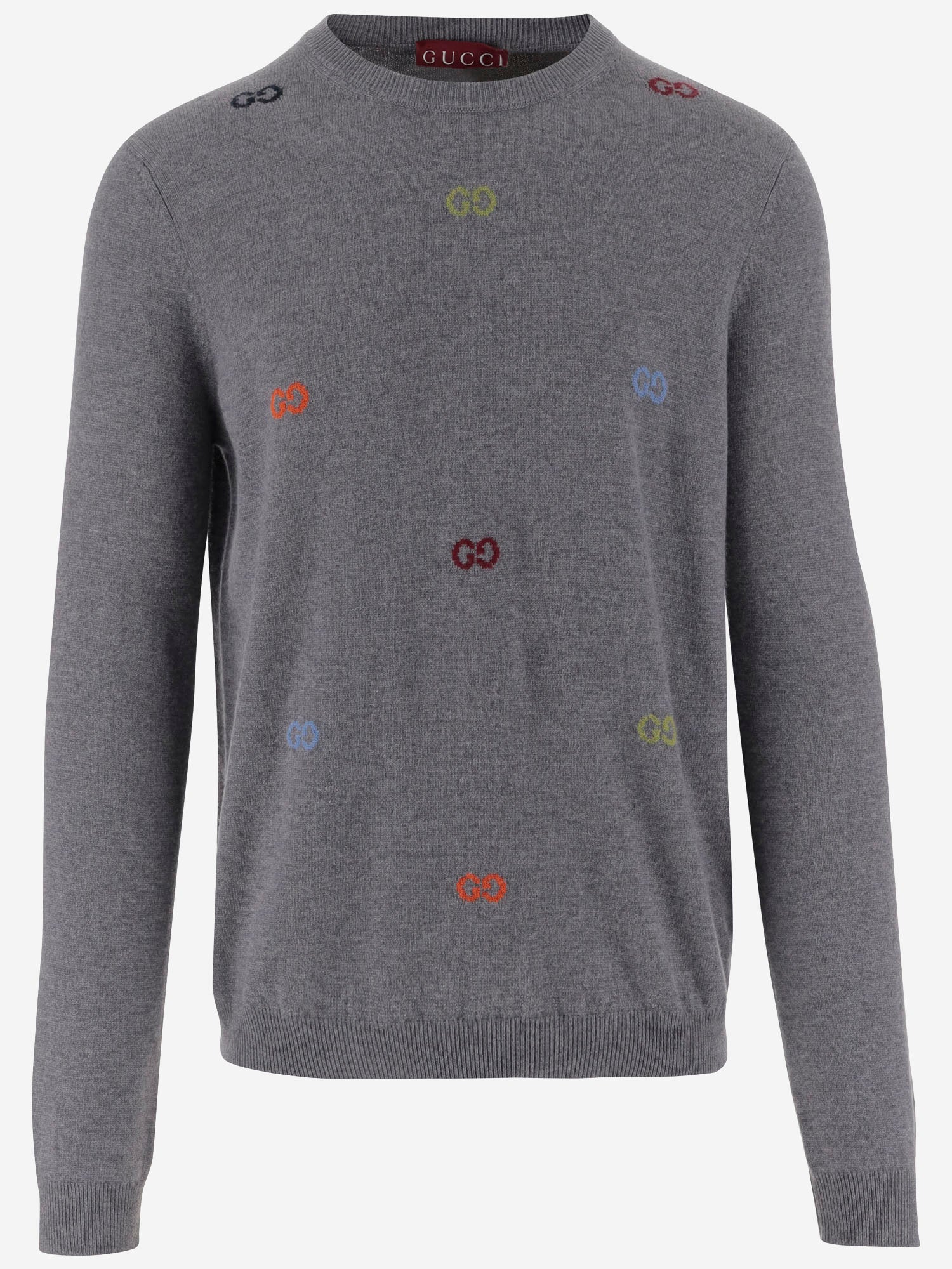Maglione in jacquard di lana GG 833668 XKEYH1015 GUCCI 