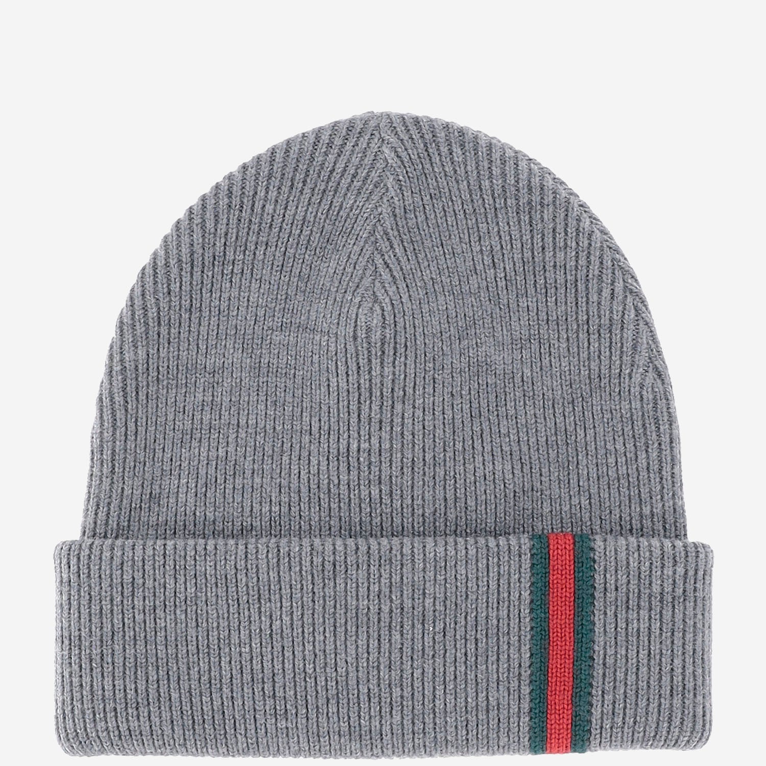 BEANIE IN LANA CON NASTRO WEB 834192 4G2001100 GUCCI 