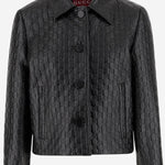 GIACCA IN PELLE CON MOTIVO GG 834308 XNA4F1000 GUCCI 