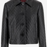 GIACCA IN PELLE CON MOTIVO GG 834308 XNA4F1000 GUCCI 