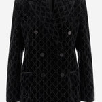 GIACCA DOPPIOPETTO GG IN COTONE STRETCH 836181 Z7AST1000 GUCCI 