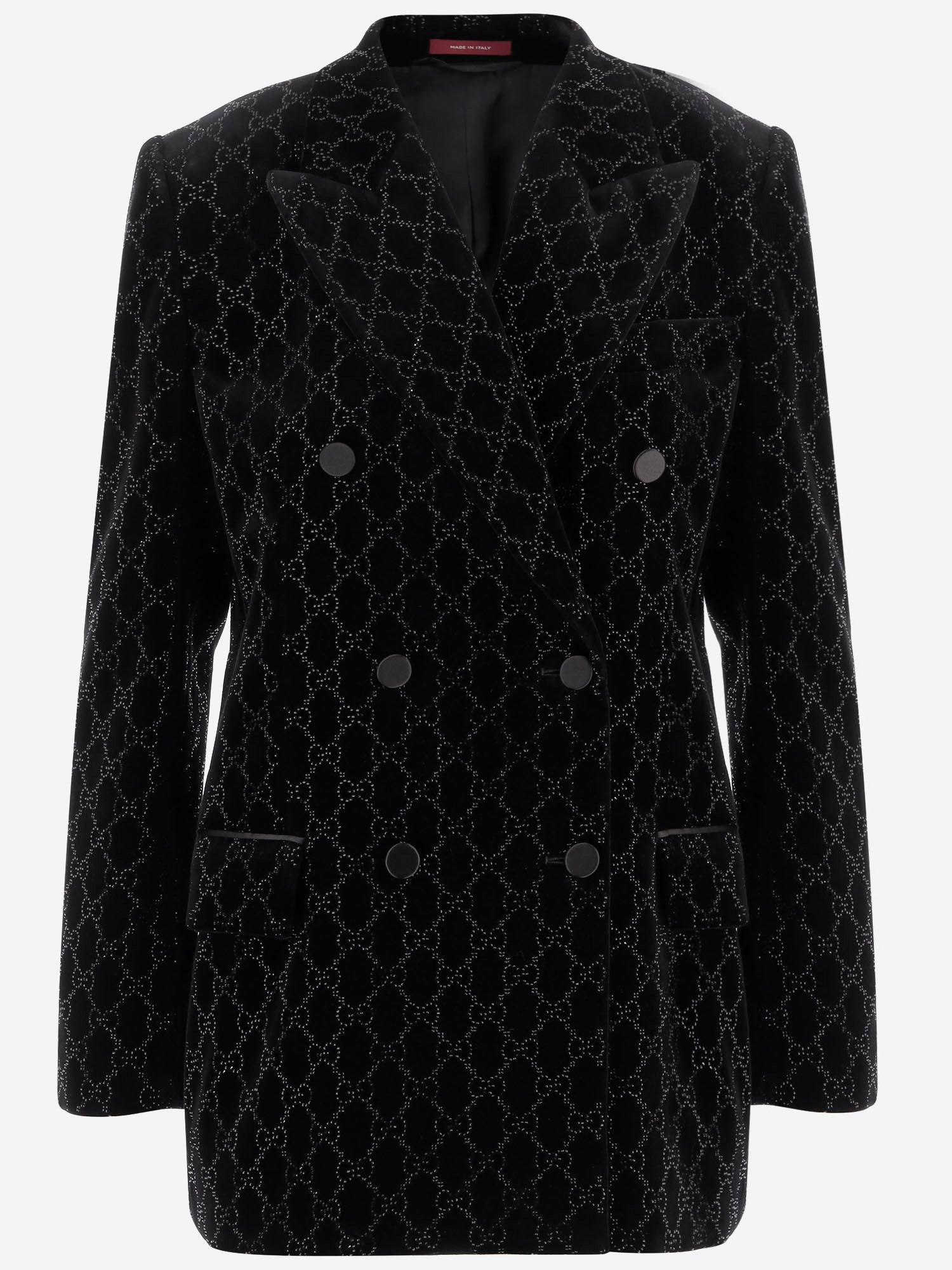 GIACCA DOPPIOPETTO GG IN COTONE STRETCH 836181 Z7AST1000 GUCCI 