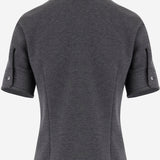 CAMICIA IN MISTO LANA CON COLLETTO AMPIO 836442 Z7AY91088 GUCCI 