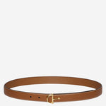 Cintura sottile in pelle con fibbia a mezzo morsetto 836993 AAEFH2718 GUCCI 