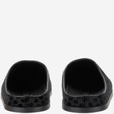 Mules in viscosa e cupro con Morsetto 837130 FAEUF1000 GUCCI 
