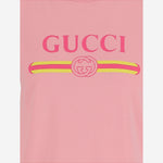 T-SHIRT IN COTONE CON STAMPA LOGO 838011 XJHG55033 GUCCI 