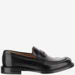 Mocassino in pelle con dettaglio Web 838136 AAEYD1060 GUCCI 