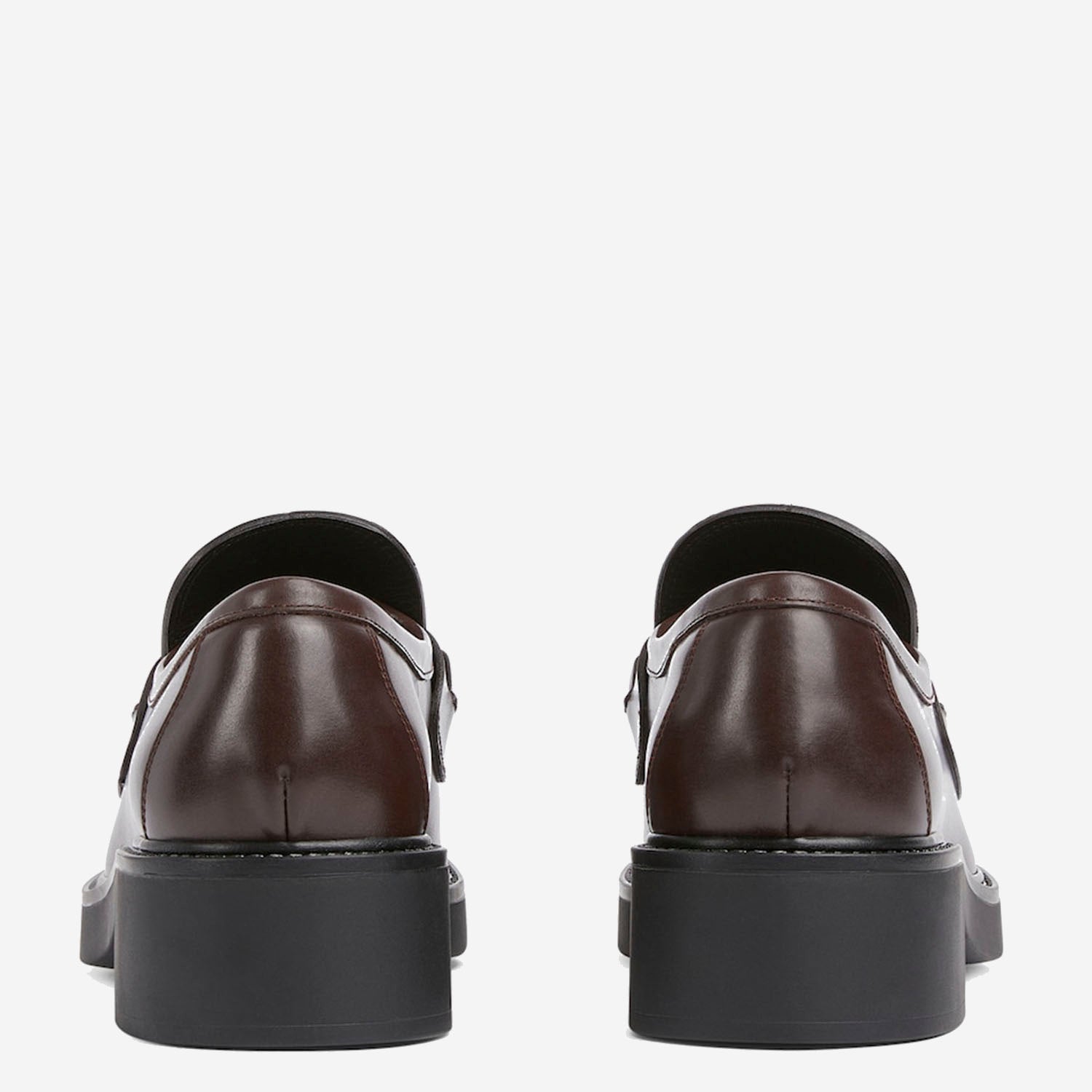 Mocassini in pelle con morsetto<BR/><BR/> 840725 0GQ002270 GUCCI 