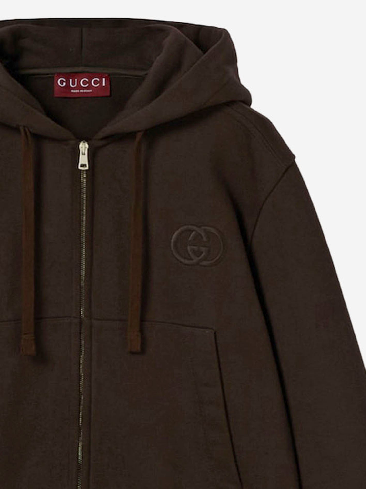 FELPA IN COTONE CON ZIP 841746 XJHKH2093 GUCCI 