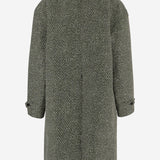 Cappotto in popeline di nylon con stampa bouclé 844211 Z7AYS3088 GUCCI 
