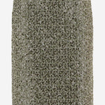 GONNA IN MISTO COTONE E LANA CON MOTIVO TWEED 844988 ZATN03861 GUCCI 