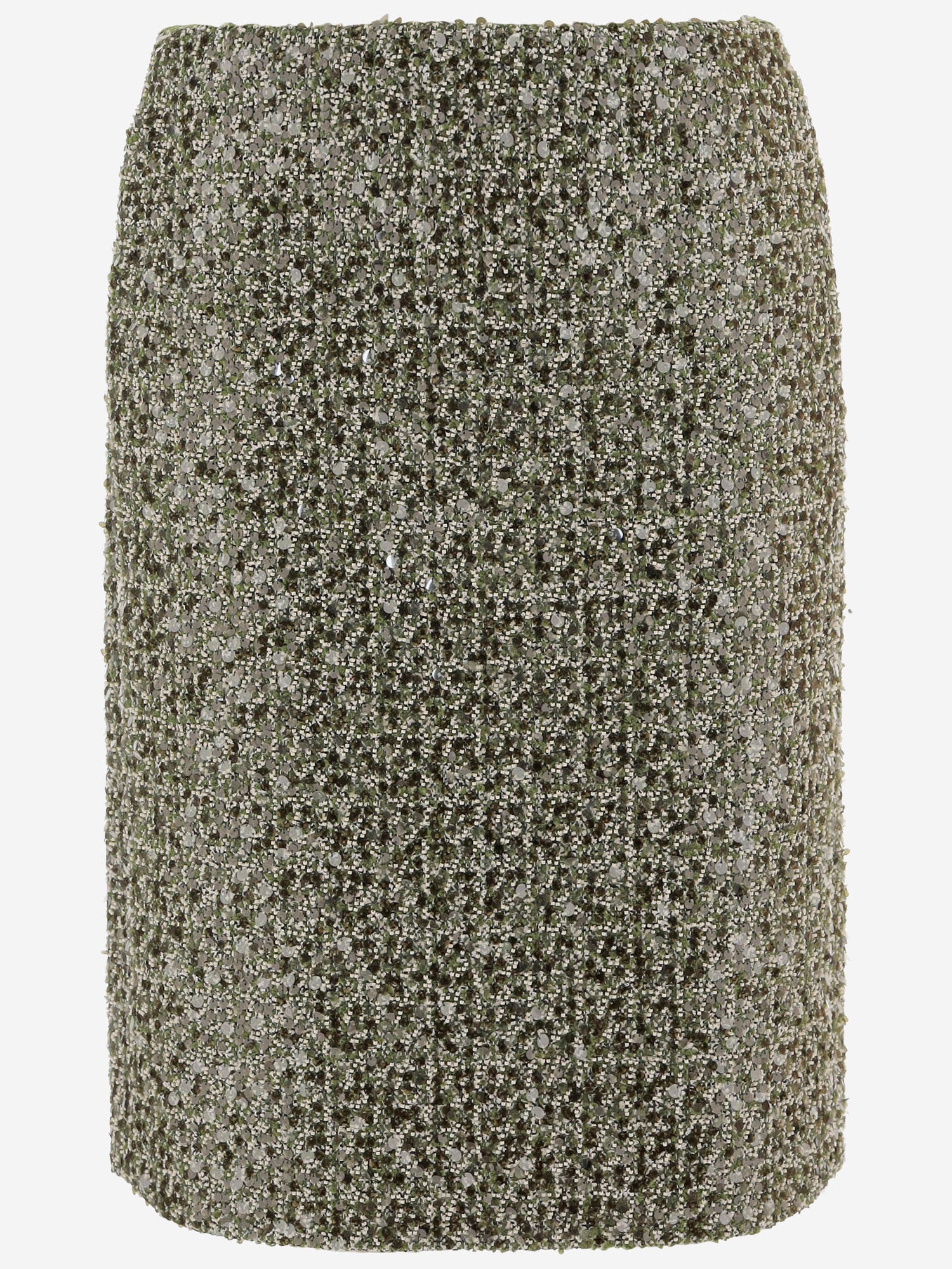 GONNA IN MISTO COTONE E LANA CON MOTIVO TWEED 844988 ZATN03861 GUCCI 