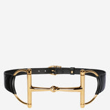 CINTURA AMPIA CON MORSETTO OVERSIZE 847106 0YA0G1000 GUCCI 