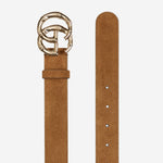 CINTURA GG MARMONT in Suede 847228 CA00G2118 GUCCI 