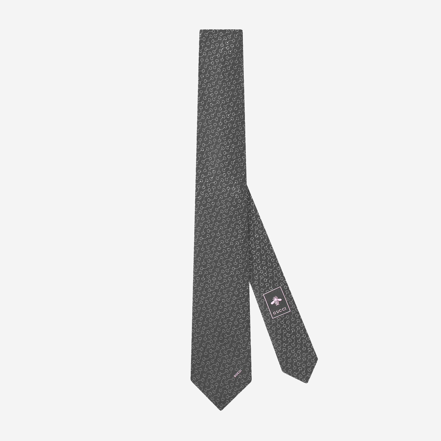 CRAVATTA IN SETA JACQUARD 848551 4E0091300 GUCCI 