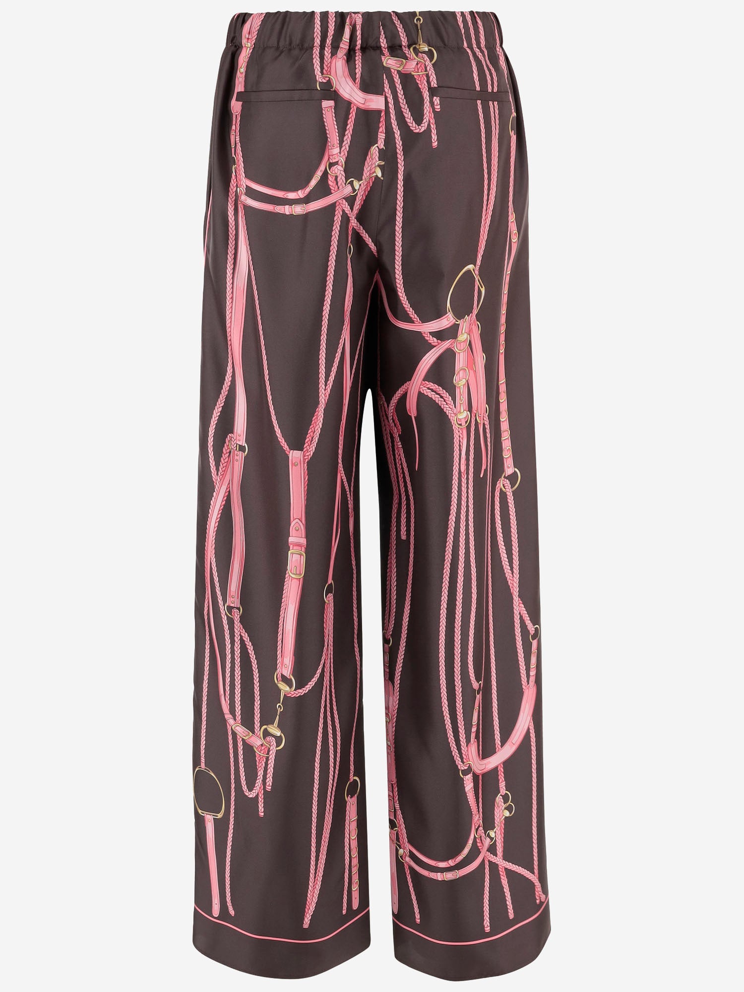 Pantaloni in seta 848564 Z7A0C2083 GUCCI 