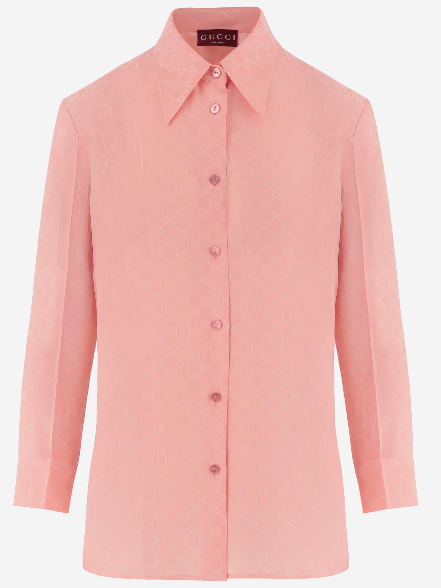 CAMICIA IN JACQUARD DI SETA GG 849973 Z7AZH5136 GUCCI 