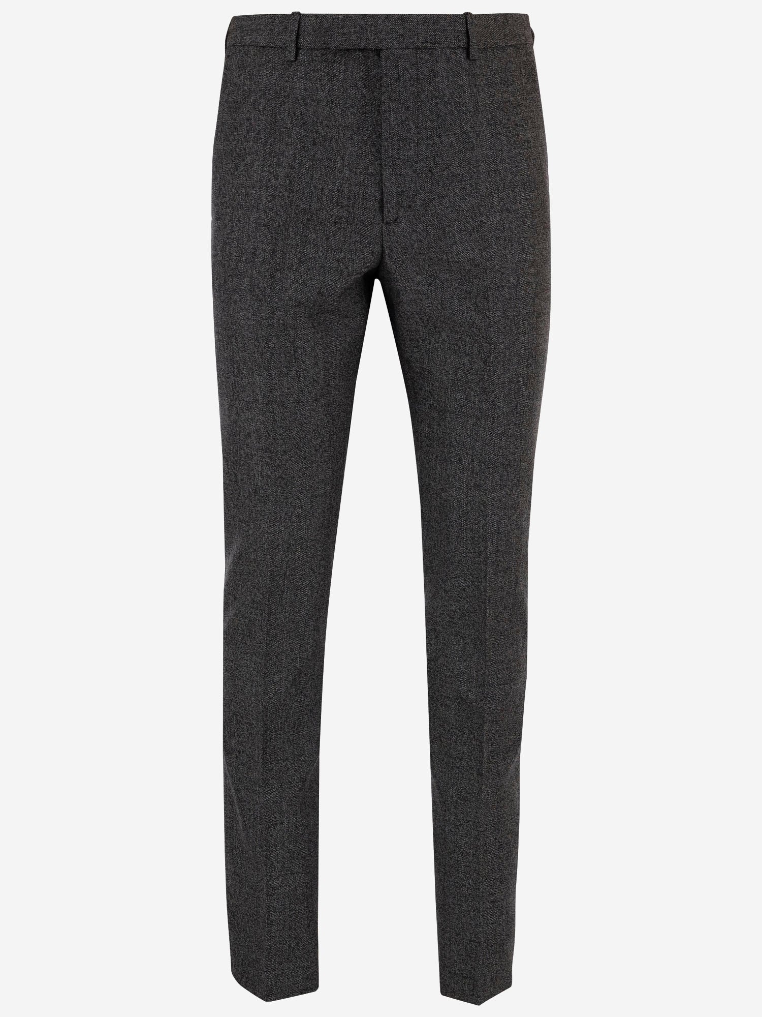 Pantaloni in tessuto mouliné in lana 850333 Z7AXC1070 GUCCI 