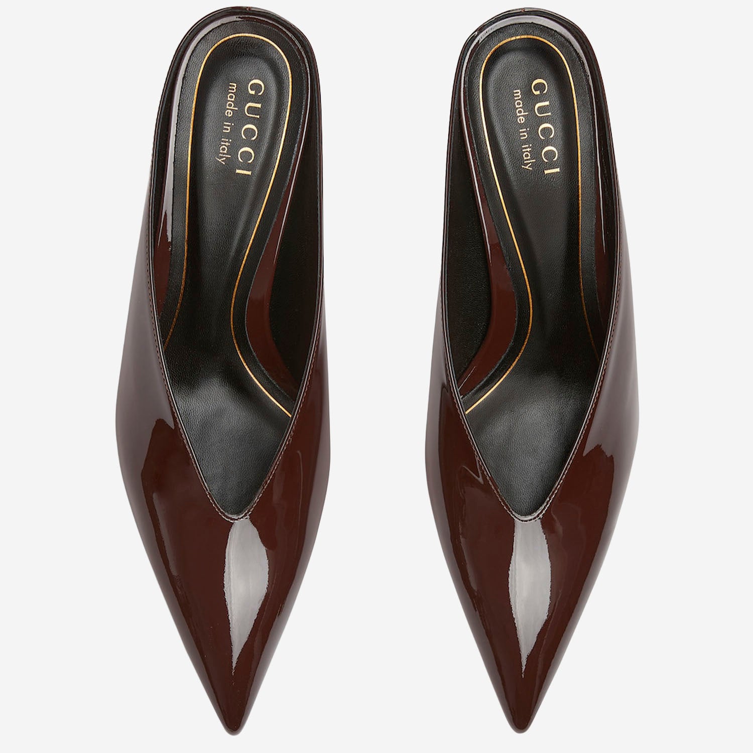 SABOT GUCCI 97 IN PELLE LUCIDA 851087 BNC002270 GUCCI 