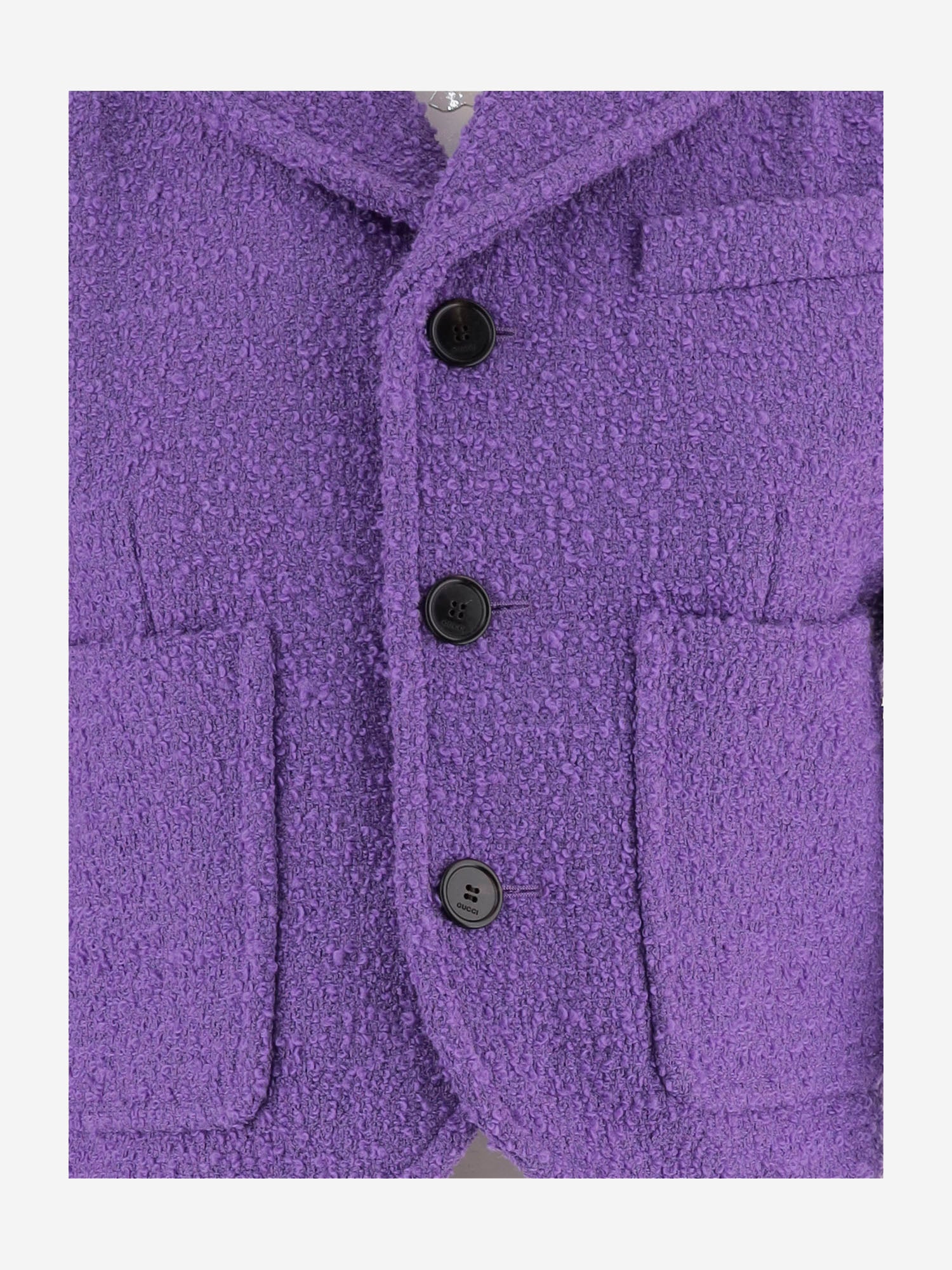 GIACCA IN LANA E COTONE BOUCLÉ 851582 Z7AWX5007 GUCCI 