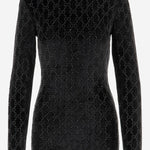 MAGLIA IN CINIGLIA STRETCH CON LOGO 851690 XUANY1043 GUCCI 