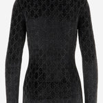 MAGLIA IN CINIGLIA STRETCH CON LOGO 851690 XUANY1043 GUCCI 