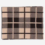 SCIARPA CON MOTIVO A QUADRI IN LANA E CASHMERE A25319AL BRCDUN GUEST IN RESIDENCE 