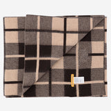 SCIARPA CON MOTIVO A QUADRI IN LANA E CASHMERE A25319AL BRCDUN GUEST IN RESIDENCE 