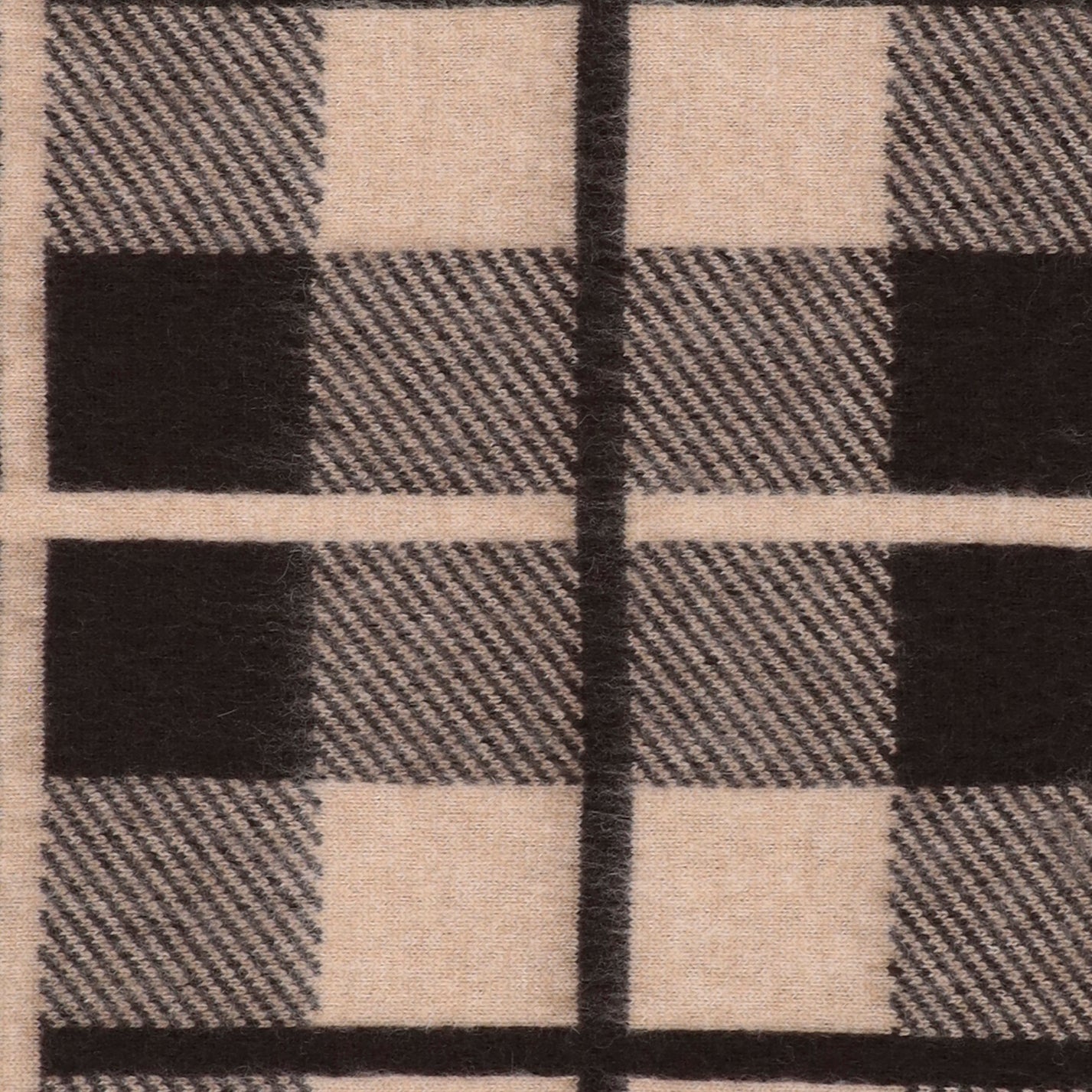 SCIARPA CON MOTIVO A QUADRI IN LANA E CASHMERE A25319AL BRCDUN GUEST IN RESIDENCE 