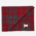 SCIARPA CON MOTIVO A QUADRI IN LANA E CASHMERE A25319AL CHARBY GUEST IN RESIDENCE 