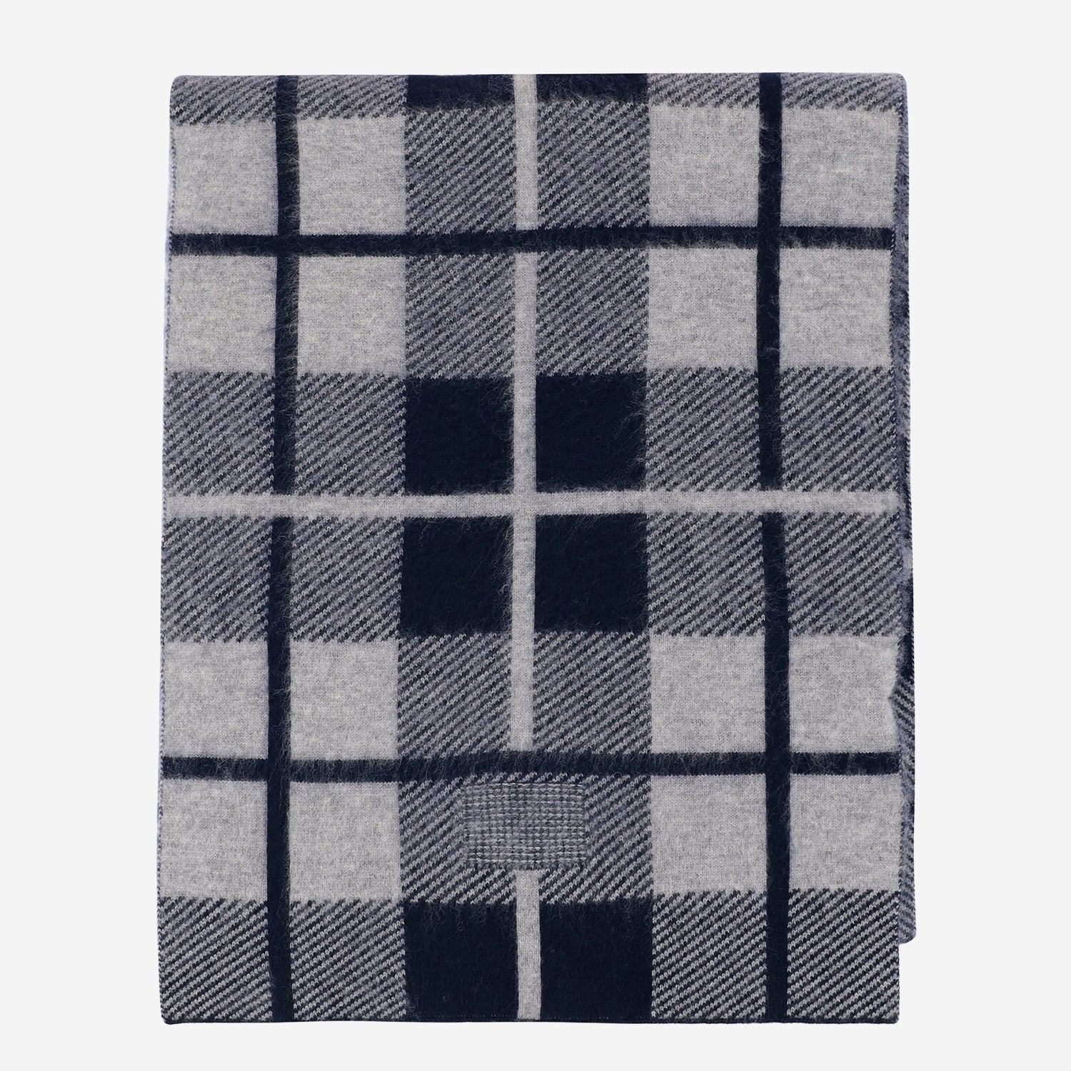 SCIARPA CON MOTIVO A QUADRI IN LANA E CASHMERE A25319AL MIDHGR GUEST IN RESIDENCE 