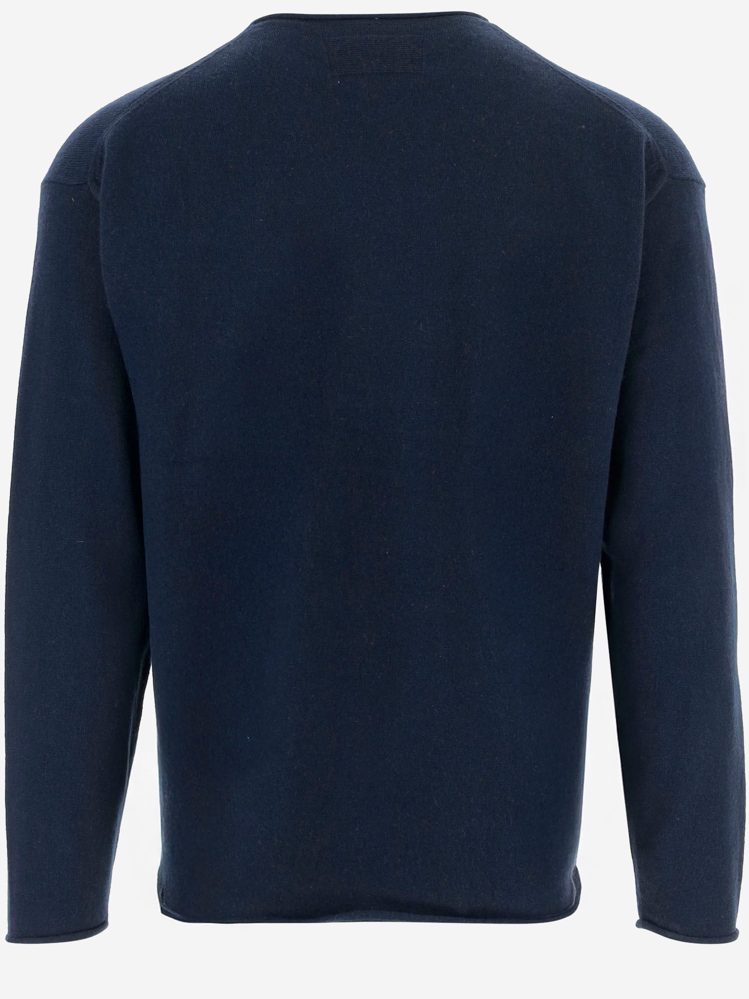 MAGLIONE IN CASHMERE CON RISVOLTO U10110JL MID GUEST IN RESIDENCE 
