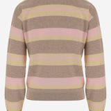 POLO IN CASHMERE A RIGHE W30310JM TAUPCO GUEST IN RESIDENCE 