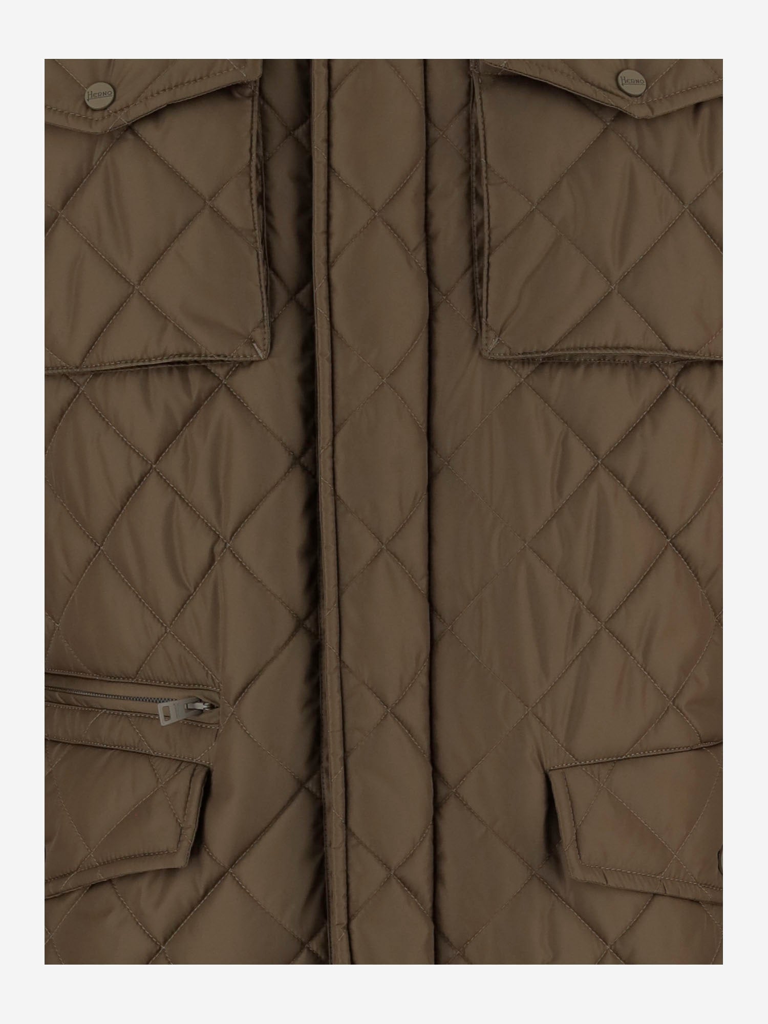 GIACCA TRAPUNTATA CON COLLO ALTO FI000125U 12004Z7740 HERNO 