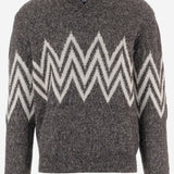 MAGLIONE IN MISTO ALPACA MG000188U 702959487 HERNO 