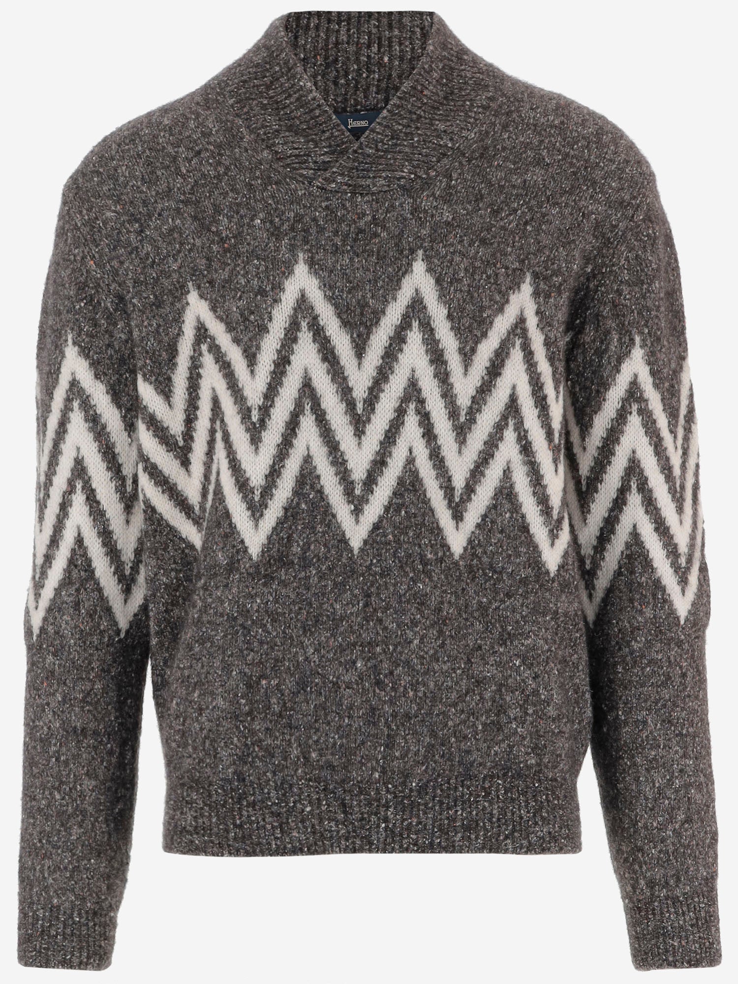 MAGLIONE IN MISTO ALPACA MG000188U 702959487 HERNO 
