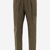 PANTALONI IN MISTO COTONE PT000131U 13800Z7740 HERNO 